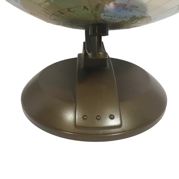 Vintage Replogle World Prism Series 12 Inch Diameter Raised Geography Globe - Picture 16 of 16